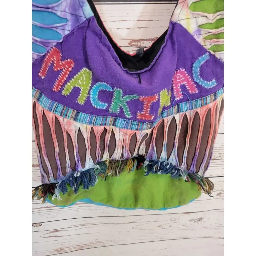 Mackinac Multicolor Hippie Boho Slouch Hobo Sling Nepal Cross‎ Body Shoulder Bag